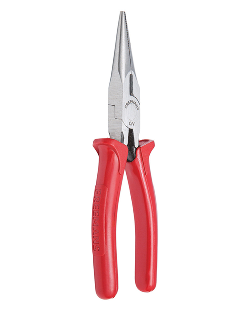 FREEMANS Chrome Vanadium Steel Long Nose Plier with Cellulose Acetate
