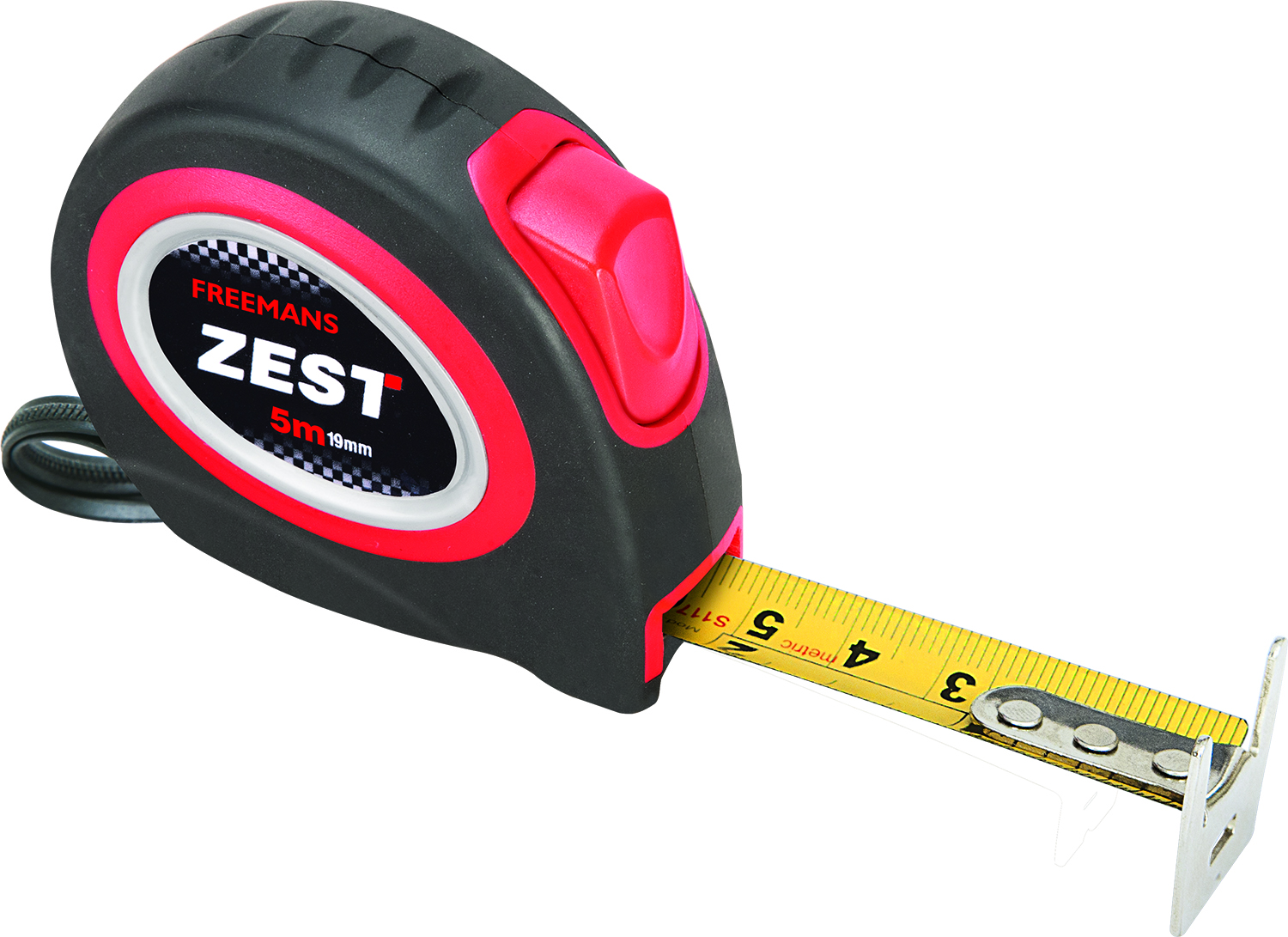 FREEMANS ZEST 5m:19mm Auto-Lock Steel Measuring Tape
