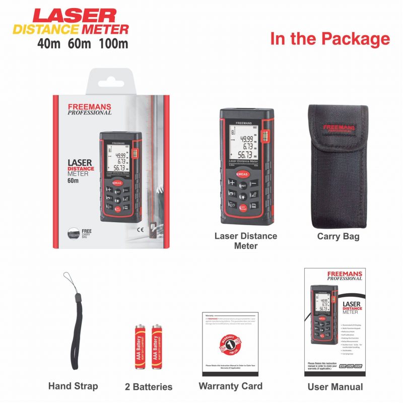 Freemans laser measuring tape discount